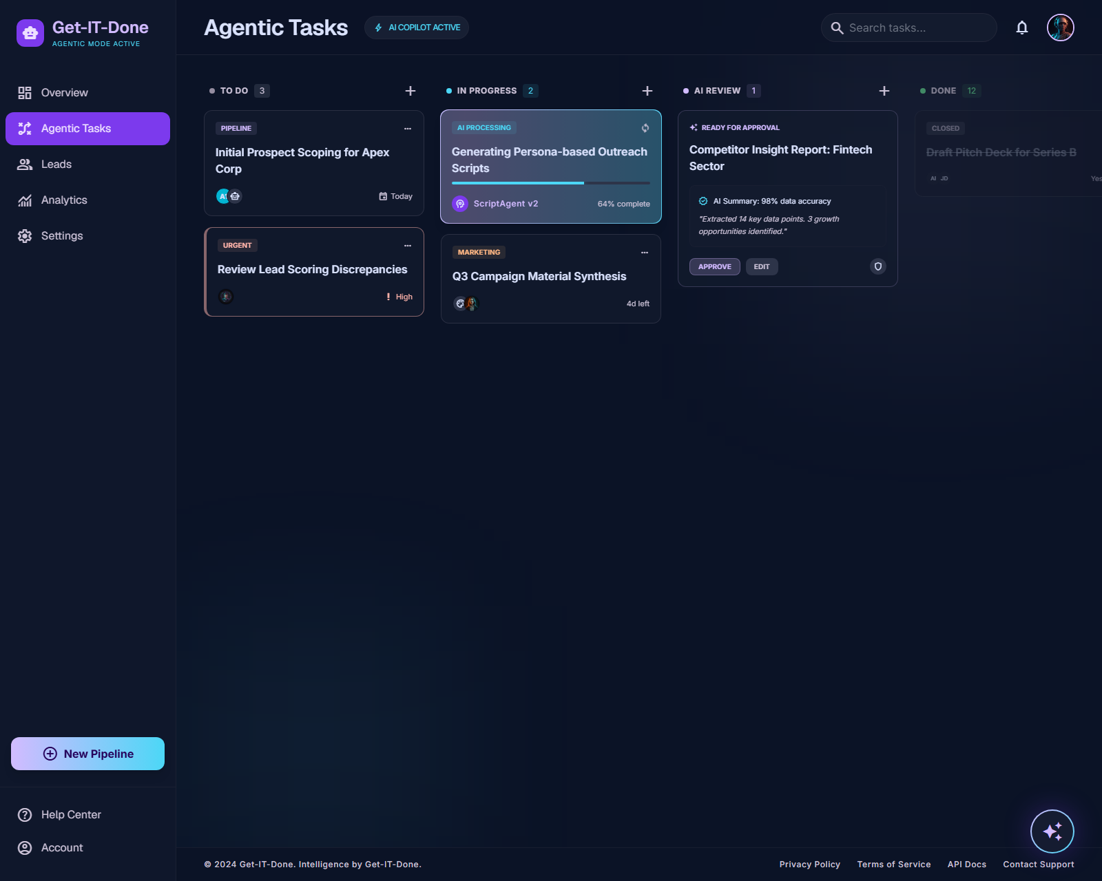 Get-IT-Done agentic tasks preview